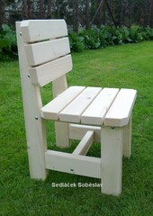 Zahradní dřevěná židle