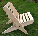 Zahradní dřevěná relaksační židle
